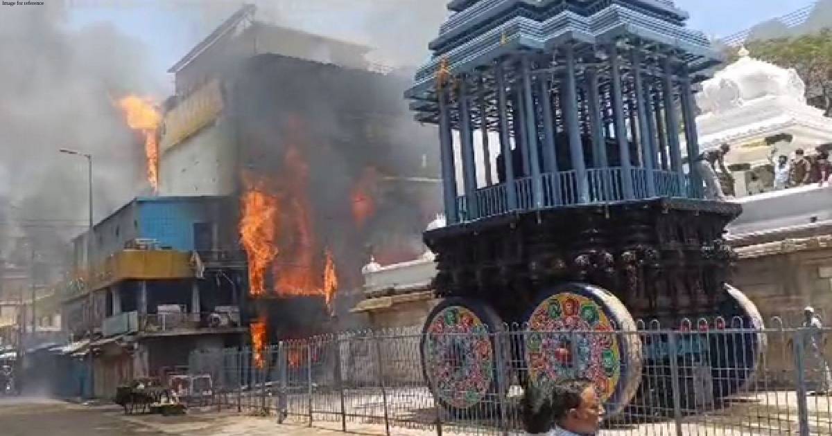 Fire breaks out at photo-frame manufacturing unit near Tirupati railway station